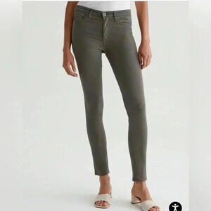 AG prima cigarette leg casual trendy fitted stretch 5 pocket dark  grey jean 27